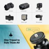 Zeadio Metal Mini Tripod with Ball Head Mount, with 1/4