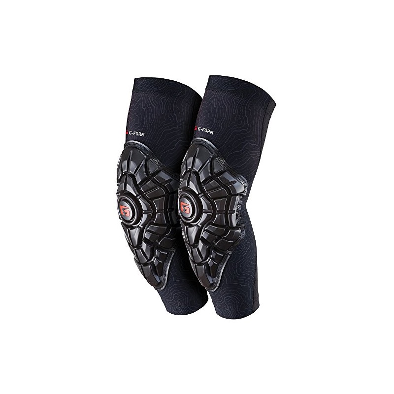 G-Form Men's Elite Elbow Guard, Black Topo, Medium