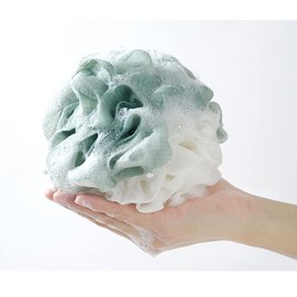 SEVENHEAD Bath Sponge Shower Loofahs, 4 Color, 50g/Piece, Mesh Pouf Bath Scrunchies Body Wash Puff(Set of 4)
