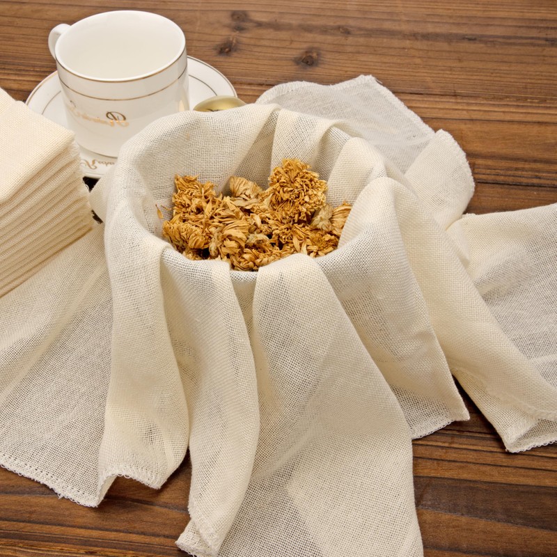 Yesaler Passiertuch Filtertuch zum Abseihen Reine Baumwolle Seihtuch für Käse