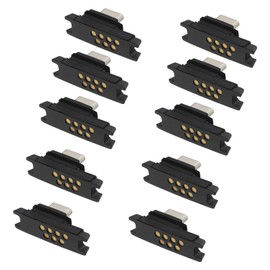 Generic TC51 Sync & Charge Connector for Zebra Symbol TC51 TC510K TC52 TC56 TC57 Handheld Barcode Scanner Mobile Computer, 7-Pin I/O Connector Spare Replacement (ADP-TC51-RGIO1-03) (10PCS)