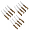 Chicago Cutlery B144 Walnut Tradition Stainless Steel Steak Knife Set
