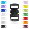 Small Buckles for 10 mm Wide Webbing Straps, 56 Pieces,