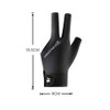 Snooker Player Gloves,Anti-Slip Billiard Gloves,Comfortable 3 Finger Snooker Player Gloves