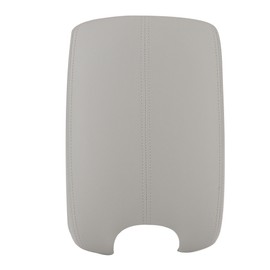 Car PU Leather Plastic Console Lid Armrest Cover Fit for Honda Accord 2008-2012Gray