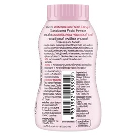 POND'S Watermelon Fresh & Bright Translucent Facial Powder For All Skin Types, 50 Gm, Rose