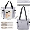 Tiny Chou Tote Bag, Waterproof Nylon Shoulder Bags Laptop Work