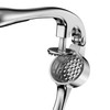 Arendo - Stainless Steel Garlic Press Ginger Press - Zinc