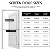 YRH Magnetic Screen Door Reversible Left Right Side Opening Wide,Heavy
