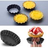 Emwel Tart Tins 6 Packs Tart Pans 4 inch Removable