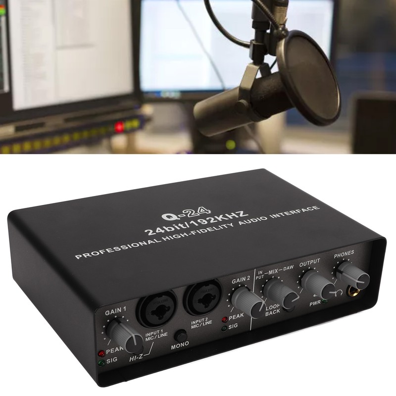 USB Live Sound Card Digital Mixing Live Computer Recording USB