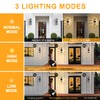 Delicavy Motion Sensor Outdoor Wall Light Fixture Up Down Porch