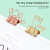 100pcs Binder Clips for Student Strong Clamping Force Metal Arrows