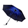Hosoncovy Night Star Sky Folding Umbrella Double Layer Windproof Anti