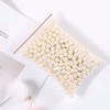 Makeup Brush Holder Vintage Glass Handmade Organizer with White Pearls