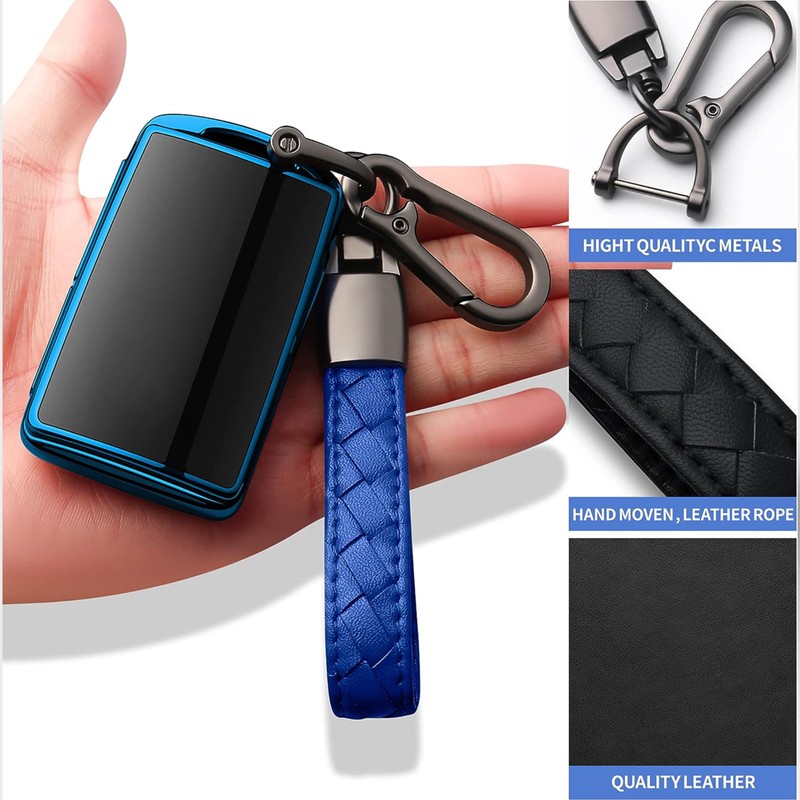 Teenpull Fit for Mazda Key Fob Cover with Keychain –