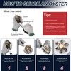 Nonley Oyster Shucking Knife - 2 Pack Professional Oyster Knife