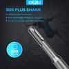 Chisel Set with SDS Plus Shanks,4pc Masonry Concrete Drill Bit