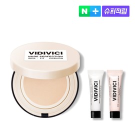 Bidi Beach BD Beach Nude Perfection Skin Fit Cushion Original 15g SPF 50+ PA++++ / Moisturizing quick-glow cushion / 비디비치 누드 퍼펙션 스킨 핏 쿠션 본품 15g SPF 50+ PA++++ / 촉촉한 속광 쿠션
