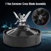 Mixer Replacement Blade Base, Extractor Cross Blade Replacement Part, Mixer