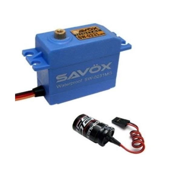 Savox SW-0231MG Waterproof High Torque STD Metal Gear Digital Servo + Glitch Buster