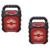 2Boom 2 Pack! 2Boom Portable Bluetooth Speaker, Red, For Individual