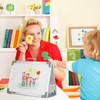 Small Dry Erase White Board – TANKEE Magnetic Desktop Foldable