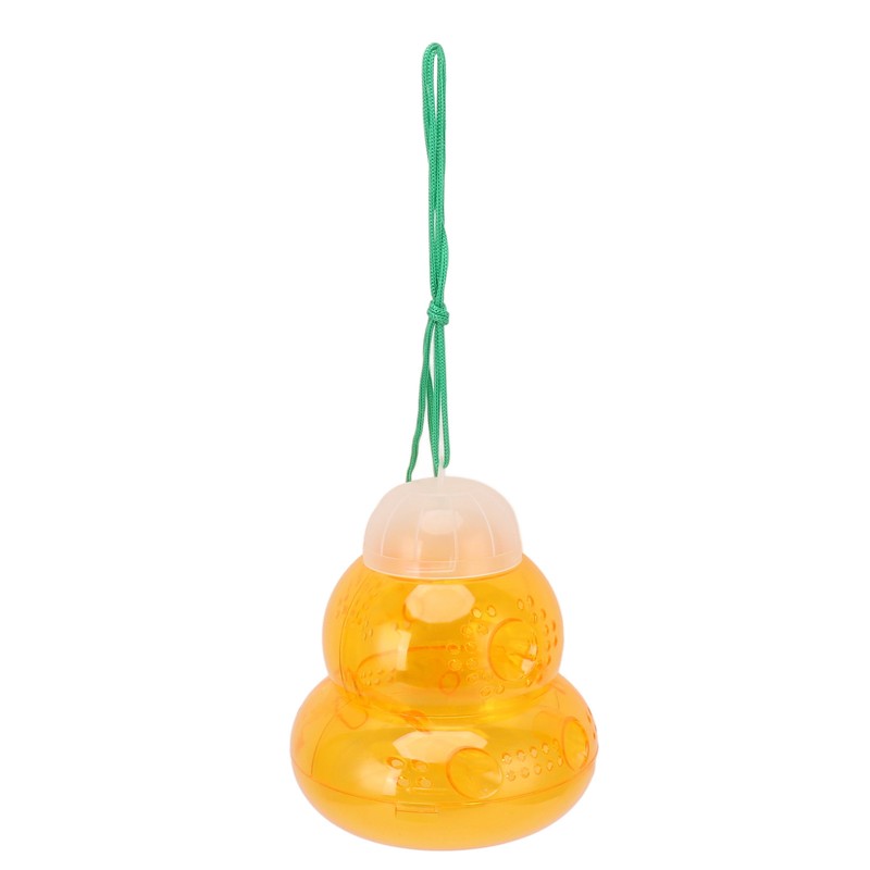 Bee Traps Waterproof Plastic Wasp Catcher 6 Entrances Yellow Jacket