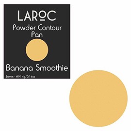 LaRoc Shadow Bed Magnetic Makeup Single Pressed Powder Contour Individual Pan Refill Face Cosmetic MUA Professional Pigmented Colour Contour - Banana Smoothie - 36mm