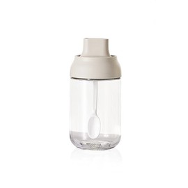 Huiyu Salt Container, Sugar Container, Spice Bottle, Condiment Container, Sugar Container, 8.5 fl oz (250 ml), Card White