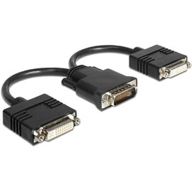 Delock Adaptor DMS-59 Male to 2 x DVI Female 20 cm
