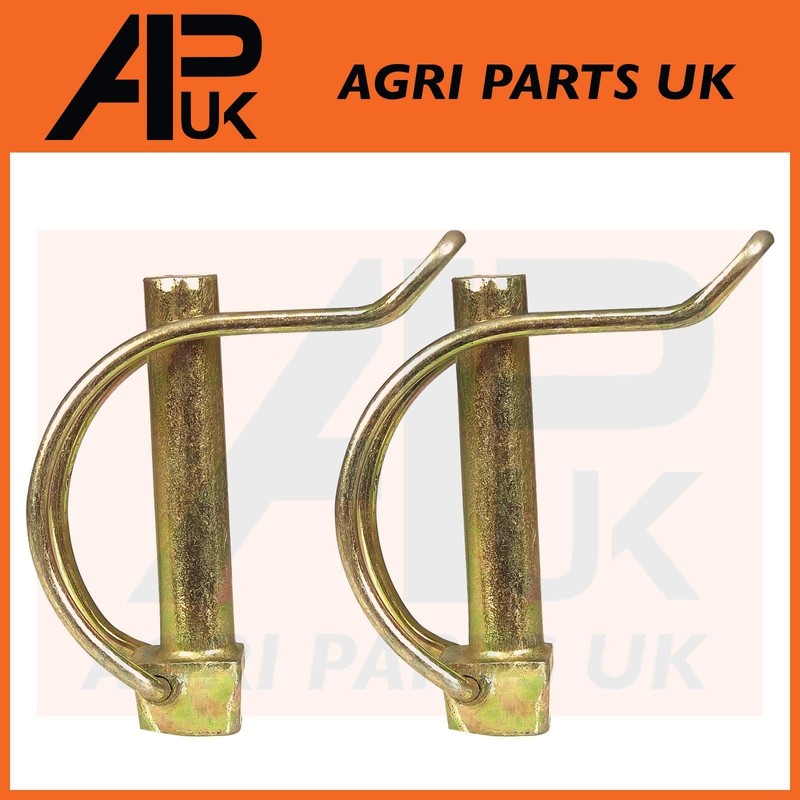 2X Pipe Tube Linch Lynch Pin 10mm x 50mm Trailer