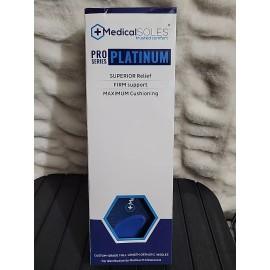 MedicalSoles Medical Soles Pro Series Platinum Insoles Mens 9 Womens 11