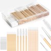 230 Pcs Brow Lamination Supplies with Plastic Box Wooden Micro