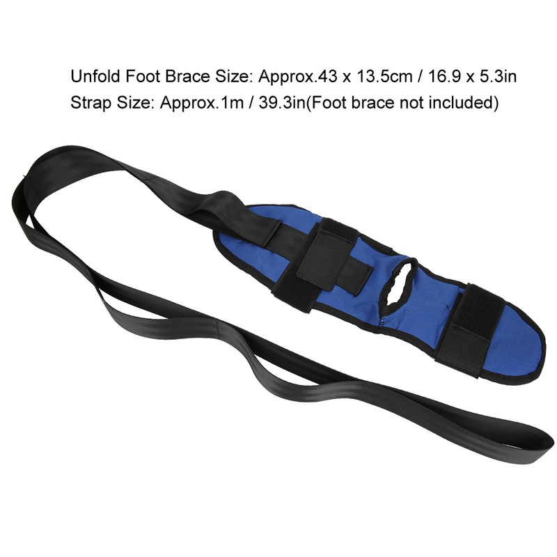 Professional Stretching Belt Yoga Pilates Leg Strap Rehabilitation Belt Fitness
