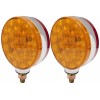 ProLED 4" Round Double Face Fender Pedestal Mount Red/Amber Turn