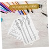 TEHAUX 1 Set Wooden Hairpin Making Block DIY Jewelry Accessory
