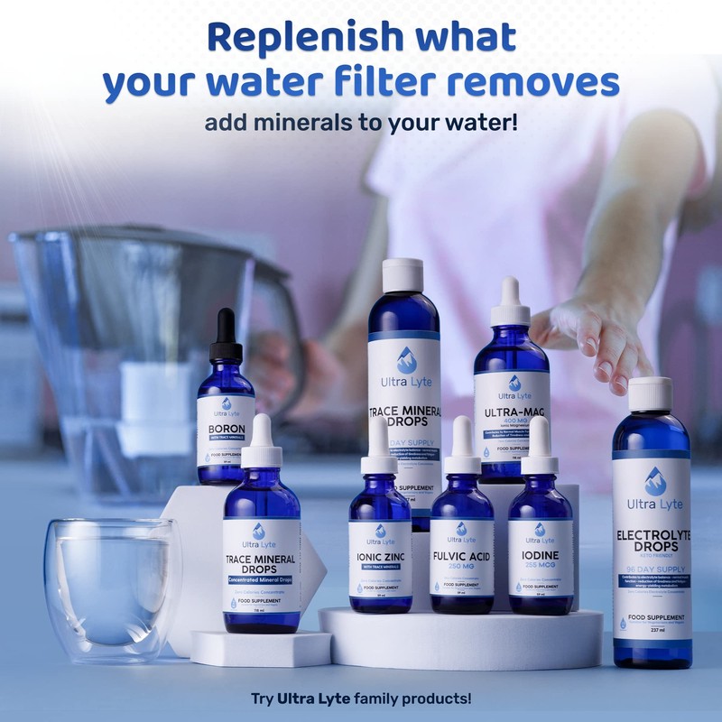 Ultra Lyte Trace Mineral Drops – 237 ml All Natural