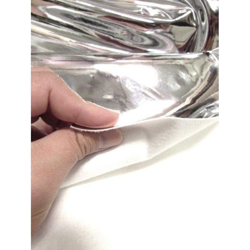 DuroLast™ Chrome Mirror Reflective Vinyl Fabric by The Yard DIY