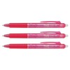 Pilot FriXion Clicker 05 Erasable Retractable Rollerball Pens Pink Ink