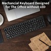 darkFlash Wireless Mechanical Keyboard and Mouse for Office, 106 Keys