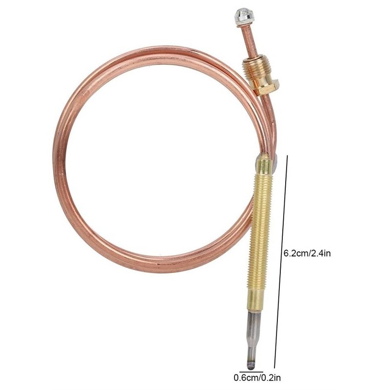 Universal Thermocouple 150cm with Attachments Adjustable for Cooking Appliances
