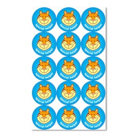 Sticker Factory Tiger - Special Helper Stickers 38mm (Pack of 75)