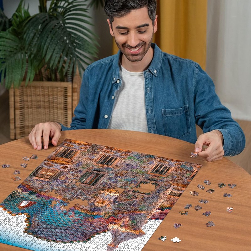 Ravensburger Puzzle 2D 1000 elementów: Casa Batlló, Barcelona, Nowy Design