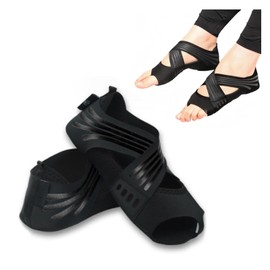 [Improved 2024 Model] Core Walk Supporter Foot Supporter Flat Foot Support Foot Arch Supporter Walk Supporter Bunion Socks Foot Arch Supporter Yoga Socks Arch Supporter Tokyo Ballet Company (Black, S)