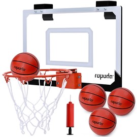 ropoda Indoor Basketball Hoop,Mini Basketball Hoop,Mini Hoop with 4 Balls Over The Door