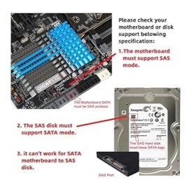 Cable De Extensión Sas A Sata,sff-8482 29 Pines A 22 Pines Rojo