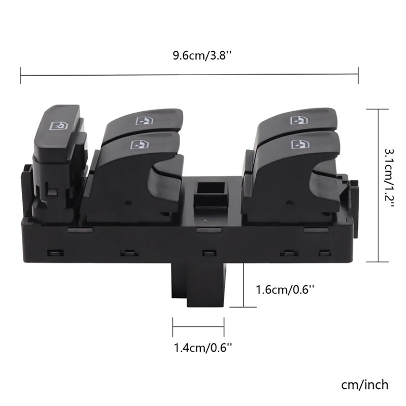 Bohaner Electric Window Regulator Switch Main Switch for Electric Window