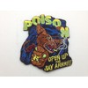 Poison Embroidered Patch ~ Wolf