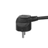 ACT ACT Steckdosenleiste 6-Fach, Steckdosenleiste 3m Kabel, Mehrfachsteckdose Schwarz mit